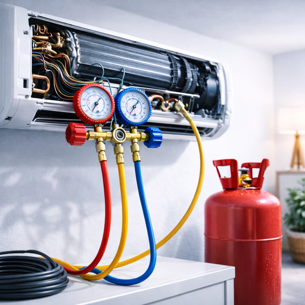 Split AC Gas Filling